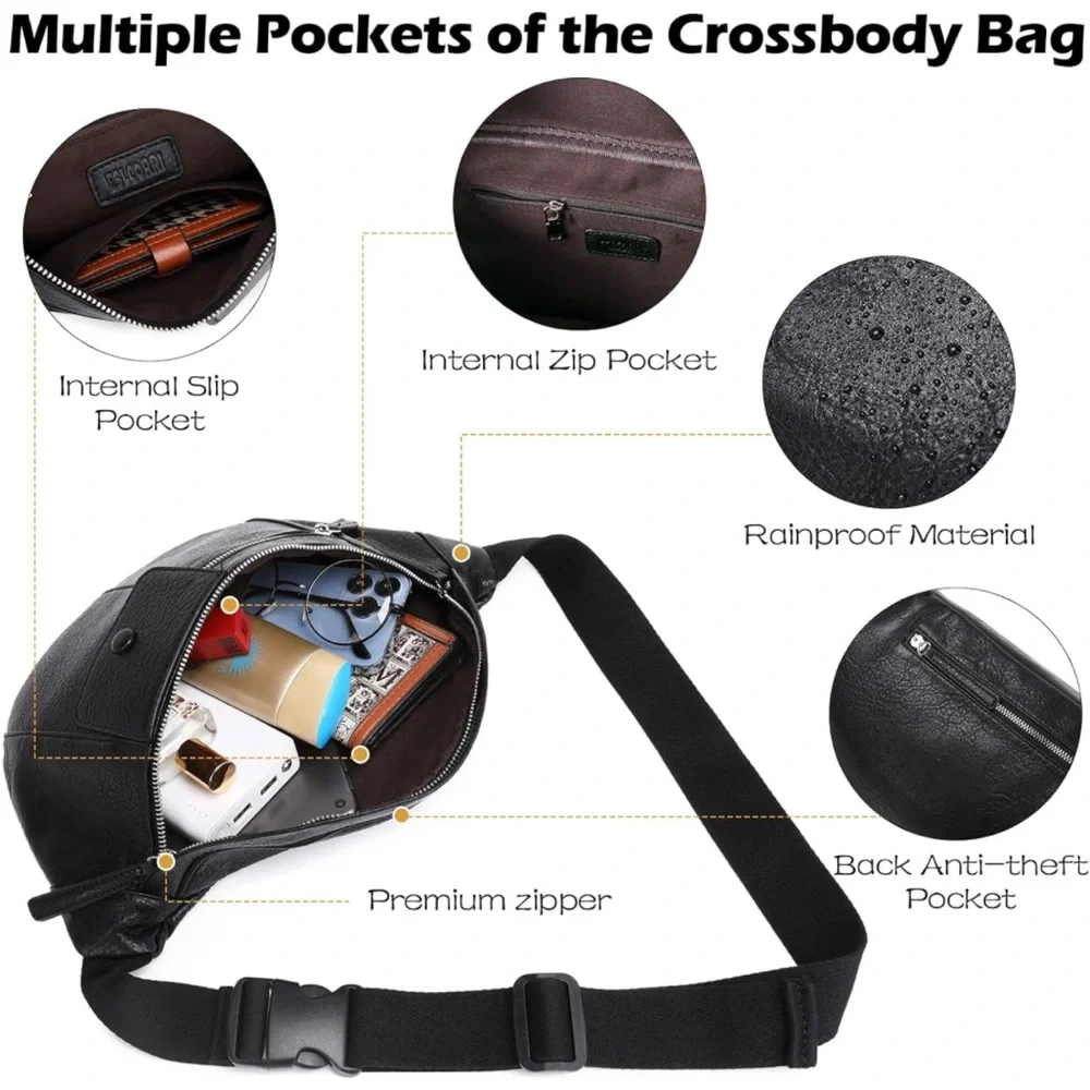 2/$25 🎉 BELT BAG vegan leather with large capacity - Picture 5 of 11